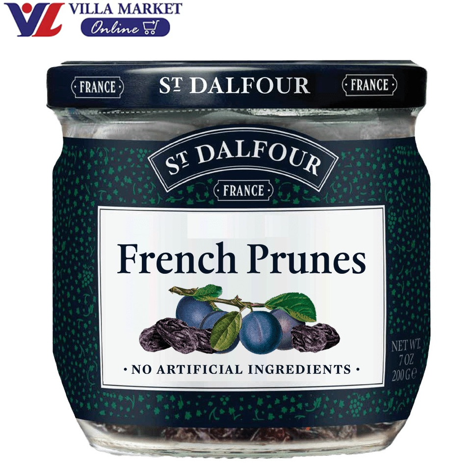 ลูกพรุนคุณภาพสูงจากประเทศฝรั่งเศส St. Dalfour Prunes 200G รสชาติหวานอร่อย