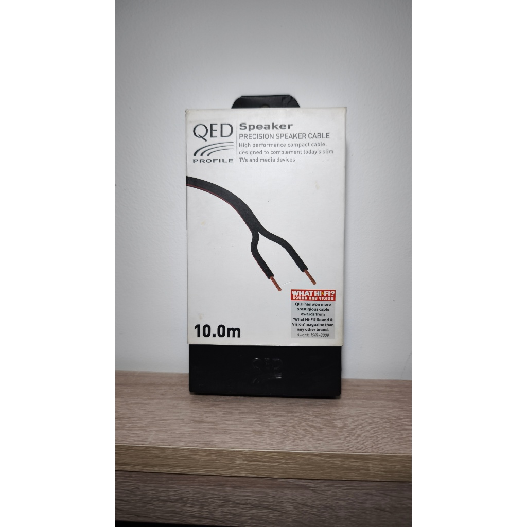 สายลำโพง QED Precision Speaker Cable 10 เมตร | ของใหม่ยังไม่เคยใช้งาน | คุณภาพระดับ Hi-Fi