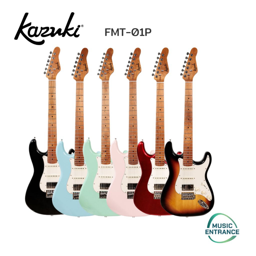 Kazuki First Motive Series FMT-01P กีตาร์ไฟฟ้า FMT 01P Roasted Maple Classic Strat