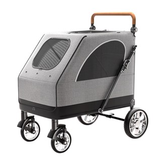 DPETT รถเข็นสัตว์เลี้ยง TORY1 สีเทา จัดส่งโดย HomePro