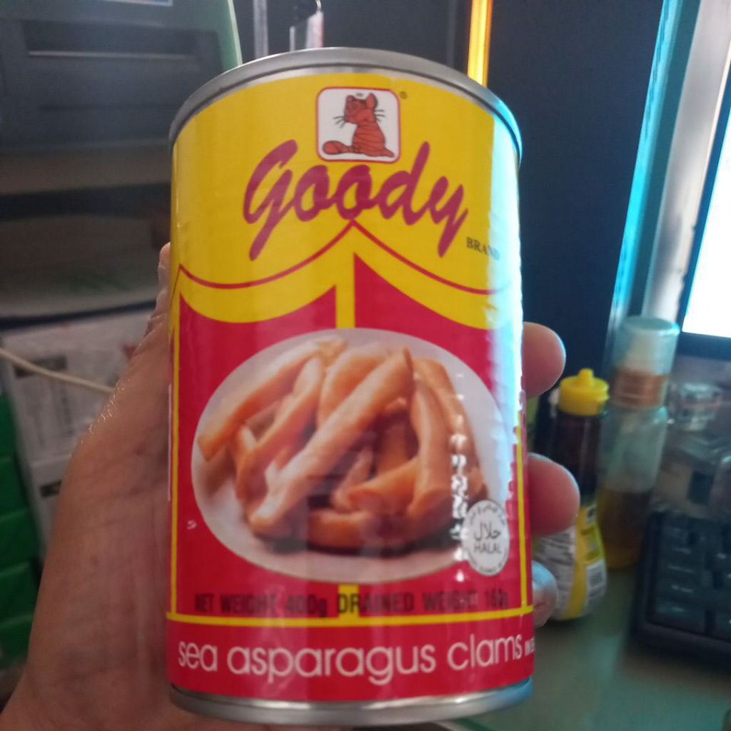 หน่อไม้ทะเลกระป๋องgoody  ของแท้