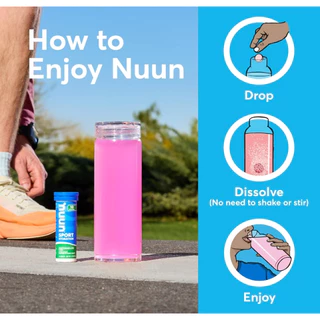Nuun Sport Hydration เกลือแร่ออกกำลังกายชนิดเม็ดฟู่ ป้องกันตะคริว