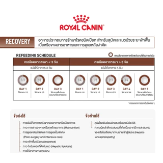 Royal Canin Vet Dog 6 กระป๋อง Recovery หมาแมวพักฟื้น 195*6 กป ครึ่งโหล