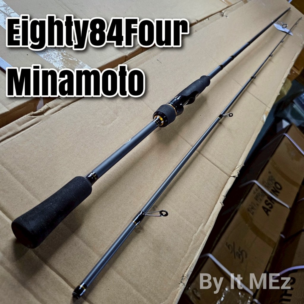 ของแท้ ราคาถูก ❗❗ คันตกหมึก 🦑 กราไฟท์ Eighty84Four MINAMOTO 8.6 ฟุต เหมาะสำหรับตกหมึก ตกปลาเกล็ด ตกส