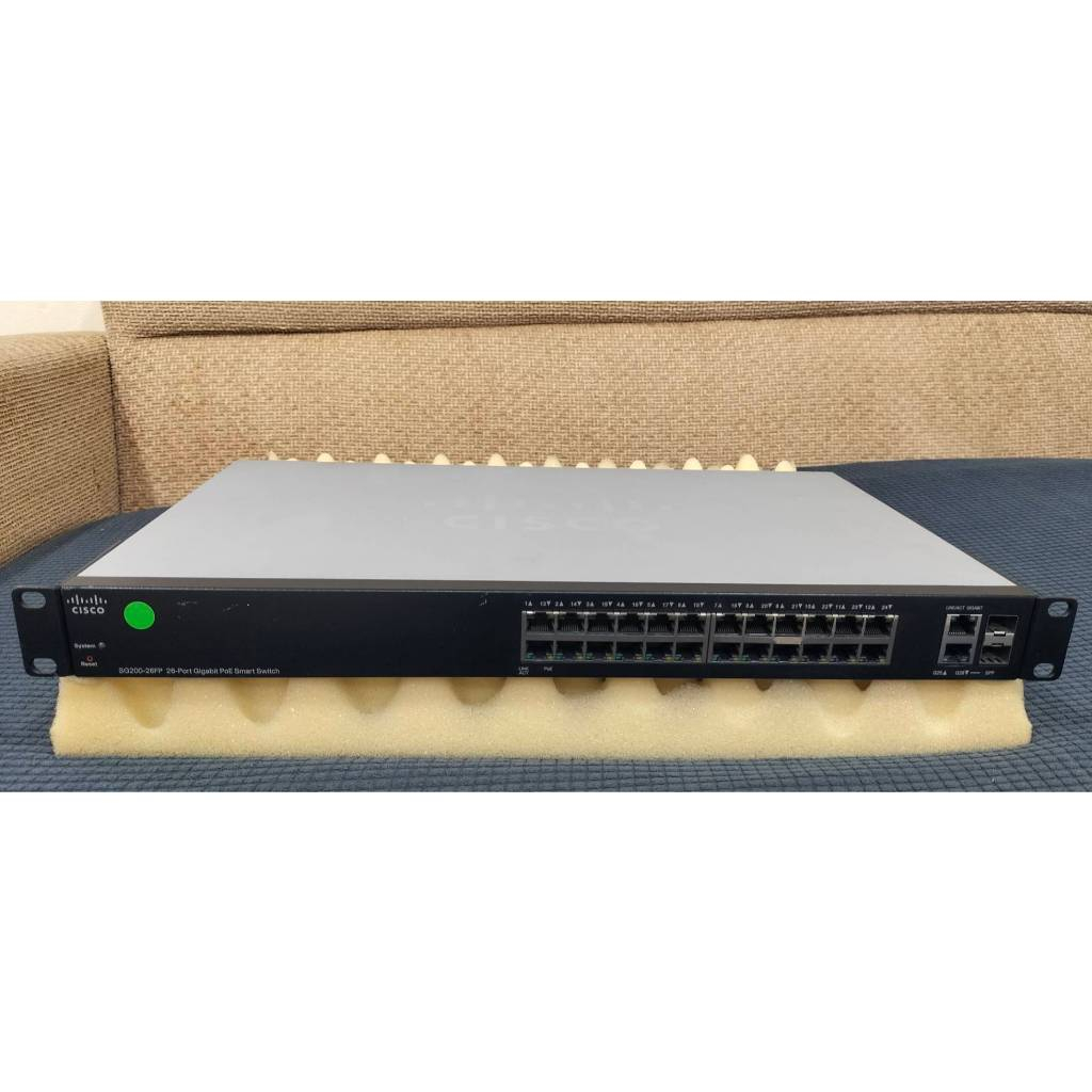 Cisco SG200-26FP 26-Port Gigabit PoE Smart Switch มือสอง