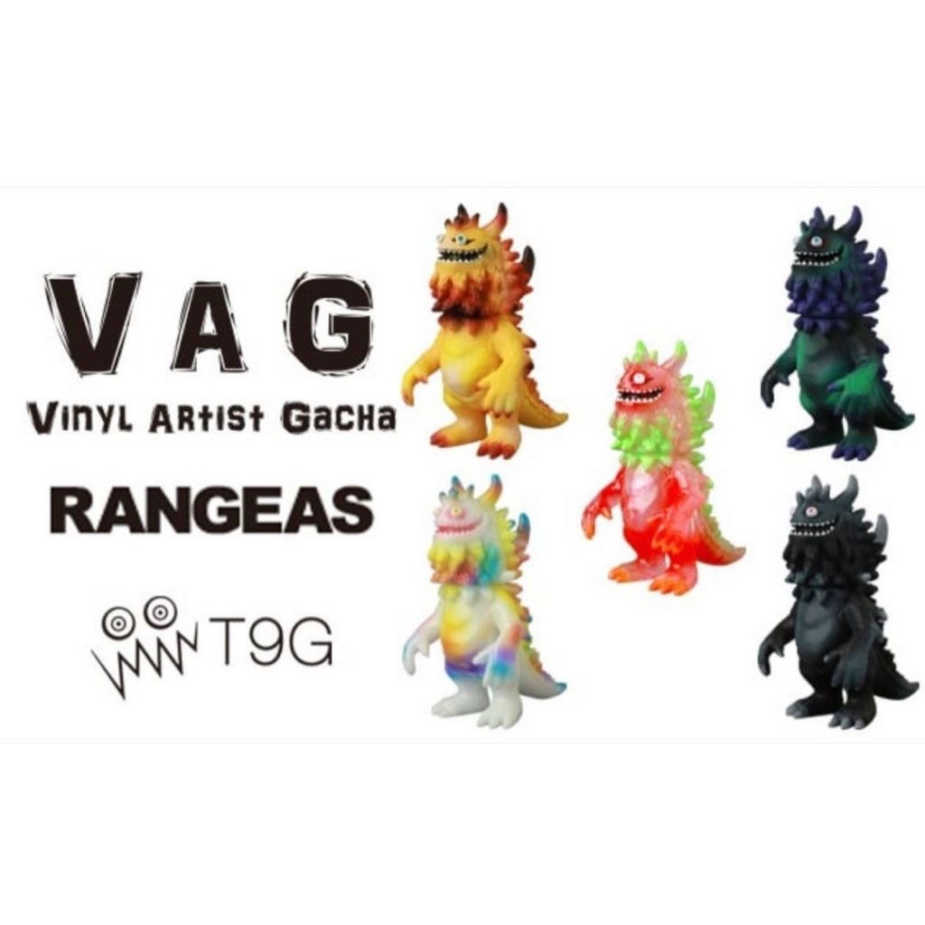 [พร้อมส่ง] T9G Rangeas VAG Vinyl artist gacha medicom toy 10th anniversary
