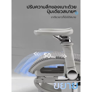 [HOT] Xpanse T9 เก้าอี้สุขภาพ สปริงคู่รองรับเอว ที่วางแขนปรับได้ 6D เก้าอี้ทำงาน ระบายอากาศดี ไม่ร้อนอึด เอน เก้าอี้เกม