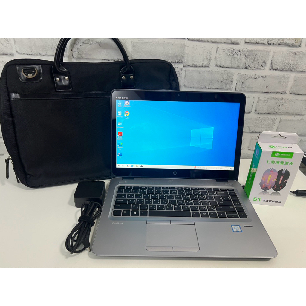 โน๊ตบุ๊คมือสอง Hp EliteBook 840 G3 i7 gen6 แรม 8gb ssd 256gb+hhd 1000gb (จอ 14 นิ้ว slim )  สินค้ามี