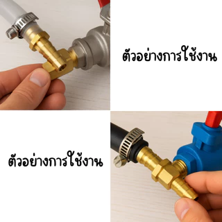 P187 ข้อต่อท่อทองเหลือง M3 M4 M5 M6 M8 ข้อต่อ อะแดปเตอร์ ขั้วต่อ ข้อต่อ อุปกรณ์ PVC เชื่อมท่อ PU SP