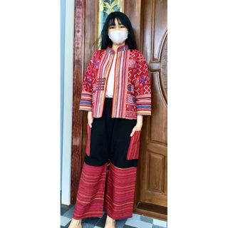 กางเกงผ้าฝ้ายพื้นเมืองเหนือ ราคาถูก