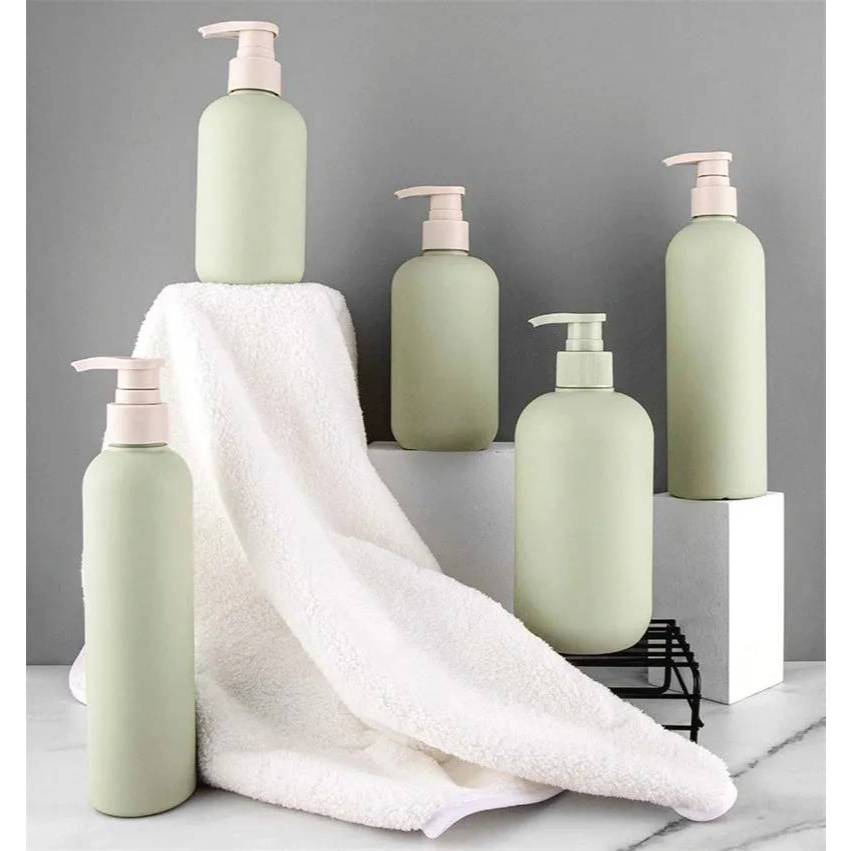 ขวดปั๊มโลชั่น ขวดพลาสติก ขวดแชมพู ขวดเปล่าใส่เครื่องสำอาง 500ml.