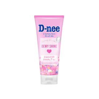 [แพ็ค 2] D-nee ดีนี่ ดิวอี้ ชายน์ บอดี้ เซรั่ม 170มล., สีชมพู, ผิวกระจ่างใส ฉ่ำโกลว์ใน7วัน