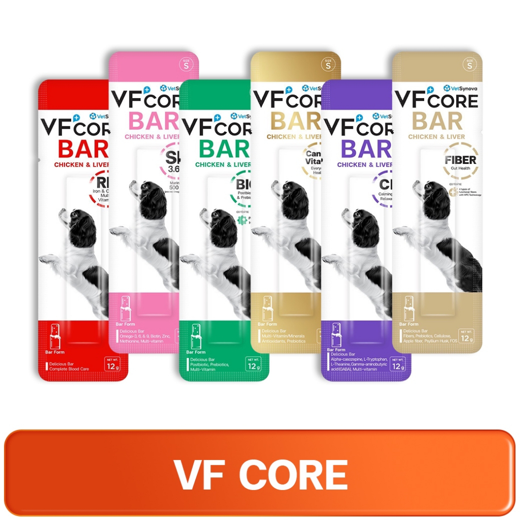 VFCore BAR วีเอฟคอร์ บาร์ อาหารเสริมสุนัข 12g.