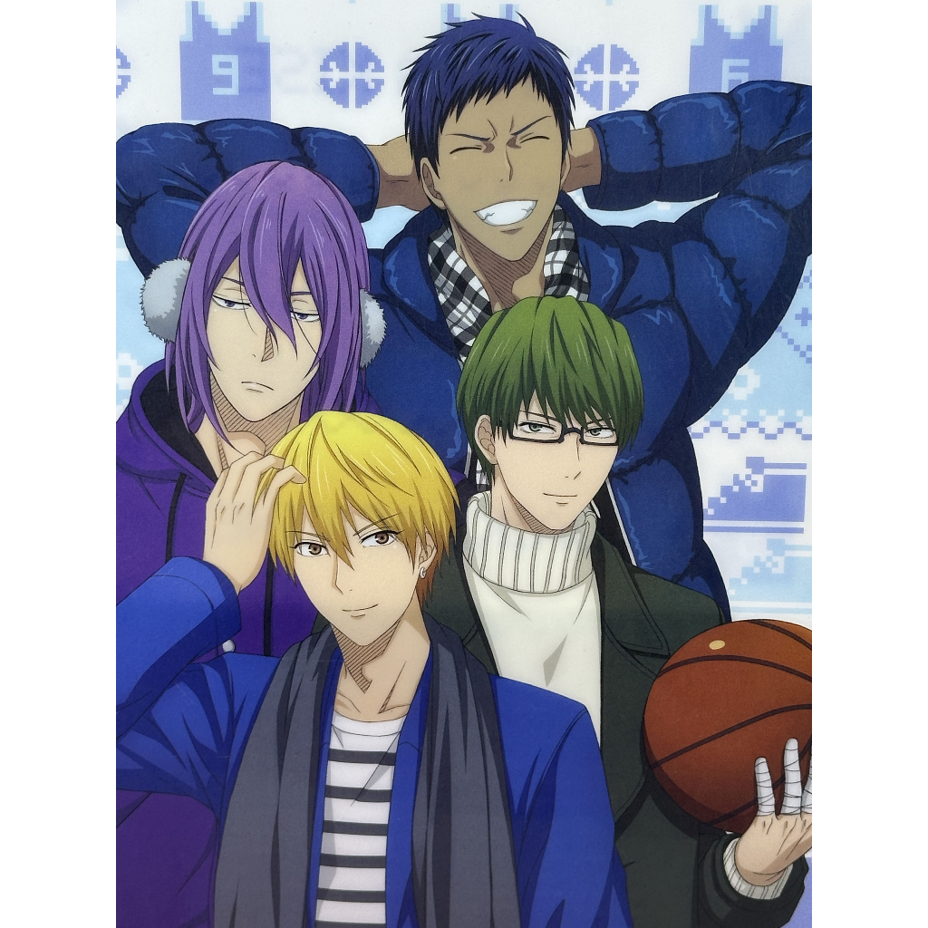🏀🔥 แฟ้มเอกสาร A4 ลาย Kuroko no Basket – คุโรโกะ นายจืดพลิกสังเวียนบาส มาแล้วจ้า! 🔥🏀