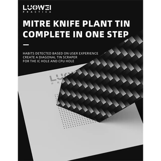 LUOWEI เครื่องมือถอดชิ้นส่วน ซ่อมโทรศัพท์มือถือ หน้าจอ LCD คาร์บอนไฟเบอร์ ป้องกันไฟฟ้าสถิตย์