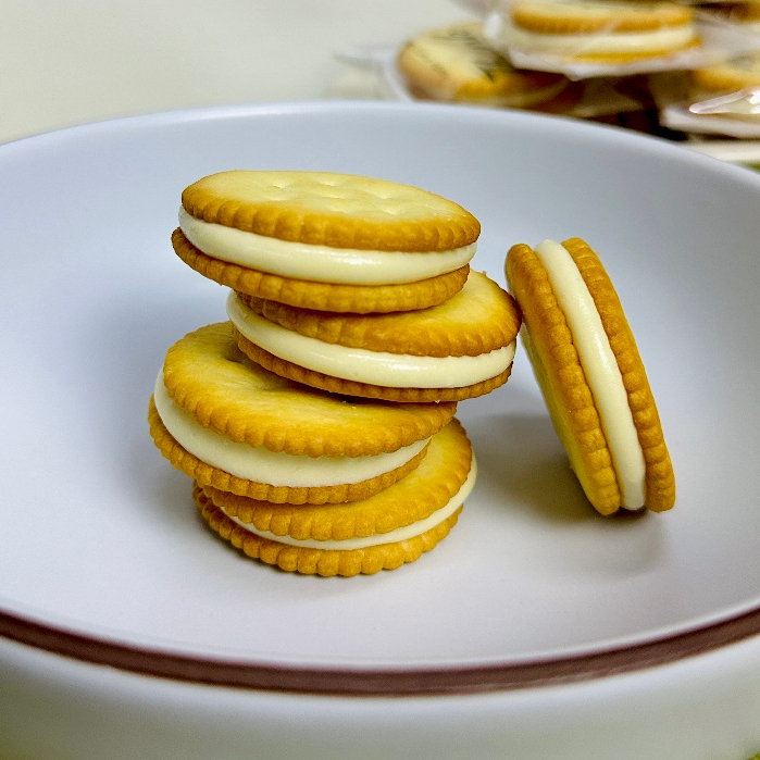 ♥ขั้นต่ำ 20 ชิ้น ♥ แครกเกอร์ตังเม ไต้หวัน  แครกเกอร์นูกัต nougat cracker