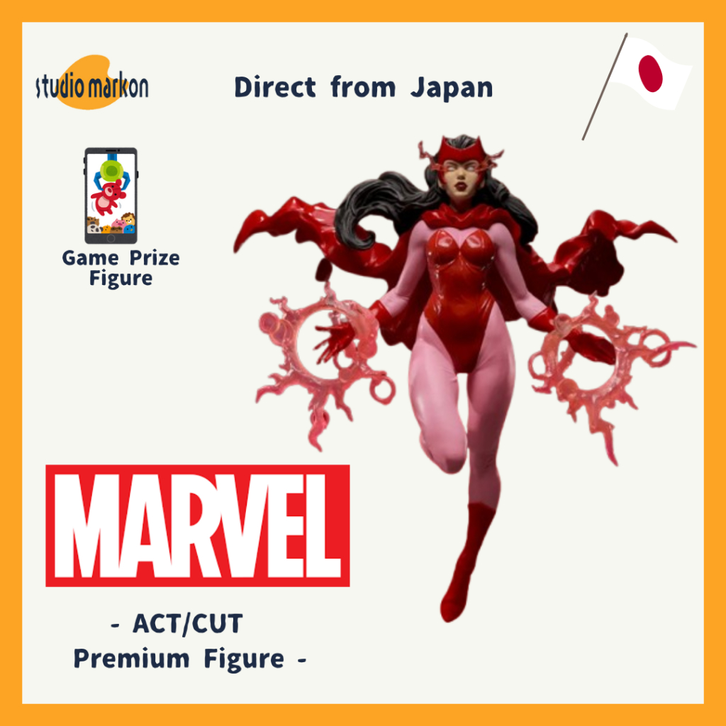 SEGA MARVEL ""ACT/CUT Premium Figure"" Scarlet Witch Figure 20250117 [Direct from Japan]