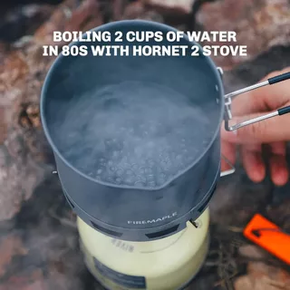 FireMaple Duo Cook Set ชุดหม้อเดินป่า 750 ml. + หัวเตาแก๊ส Camping & Backpacking