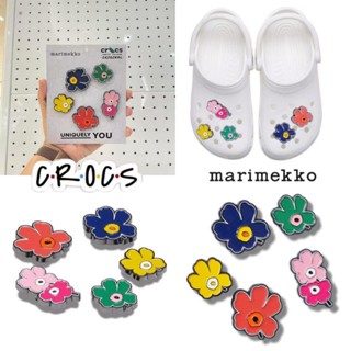 พร้อมส่งในไทย มี5สี ตัวติดรองเท้า จิบบิท ดอกมารีเมกโกะ งานเห…