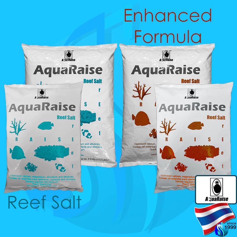Aquaraise Reef Salt / Enhanced Formula 3kg / 6kg เกลือทำน้ำทะเล เกลือสังเคราะห์ น้ำทะเลเทียม salt aqua raise
