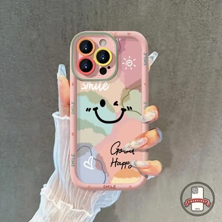แฟชั่นกราฟิติ ที่มีสีสันยิ้มใบหน้านุ่ม เคส Vivo Y17s Y18 Y15 Y22 Y21 Y27 Y17 Y78 Y20 Y12i Y02 Y15s Y33s Y36 Y100i Y12s