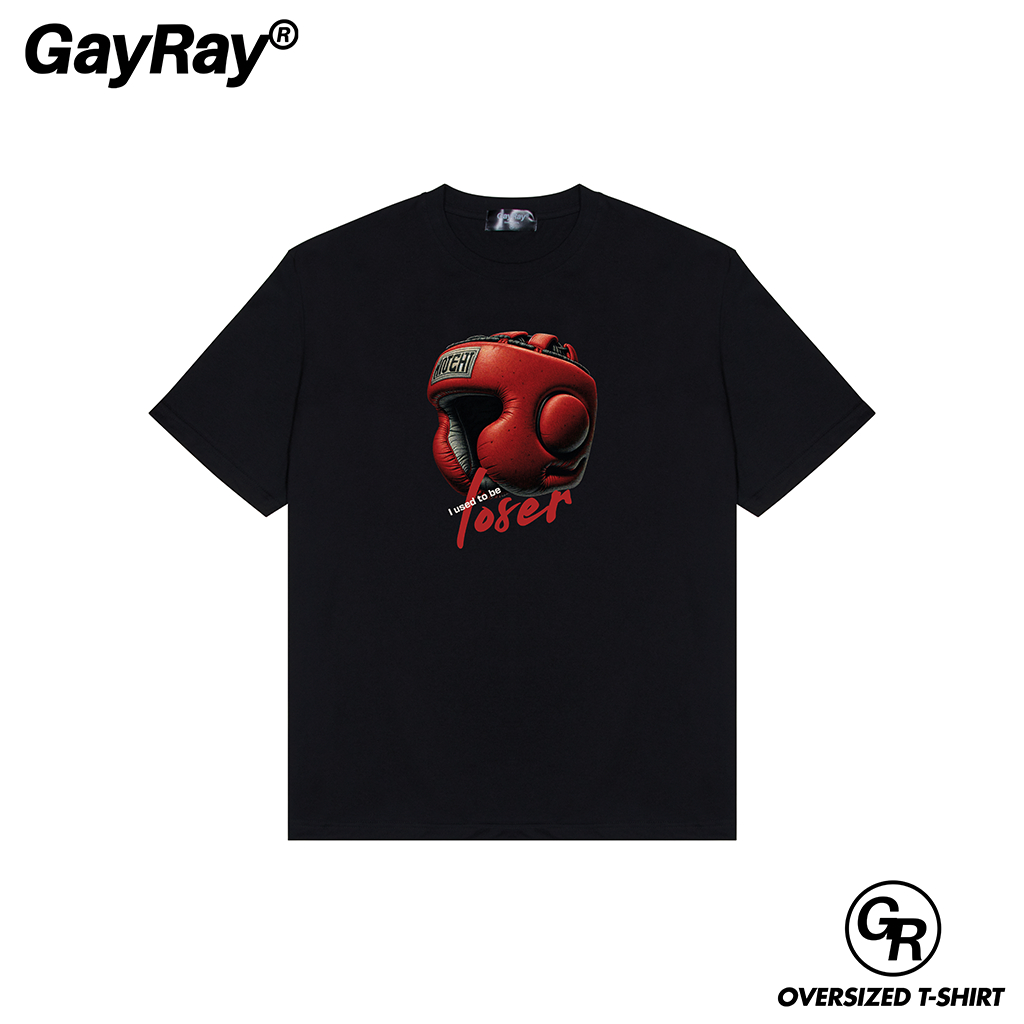 GayRay ⎰Loser⎱  เสื้อยืดโอเวอร์ไซส์ Cotton 100% นุ่่ม ใส่สบาย
