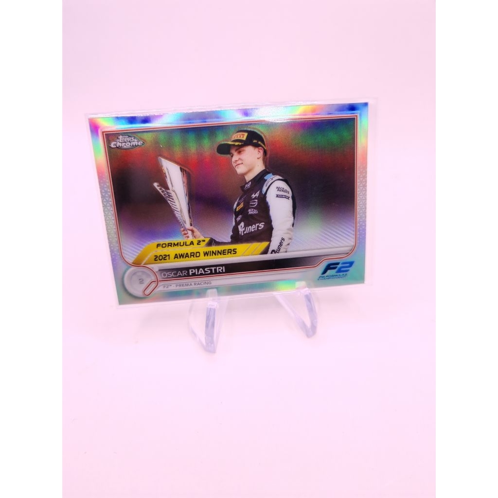 การ์ด f1 topps chrome 2022 oscar piastri