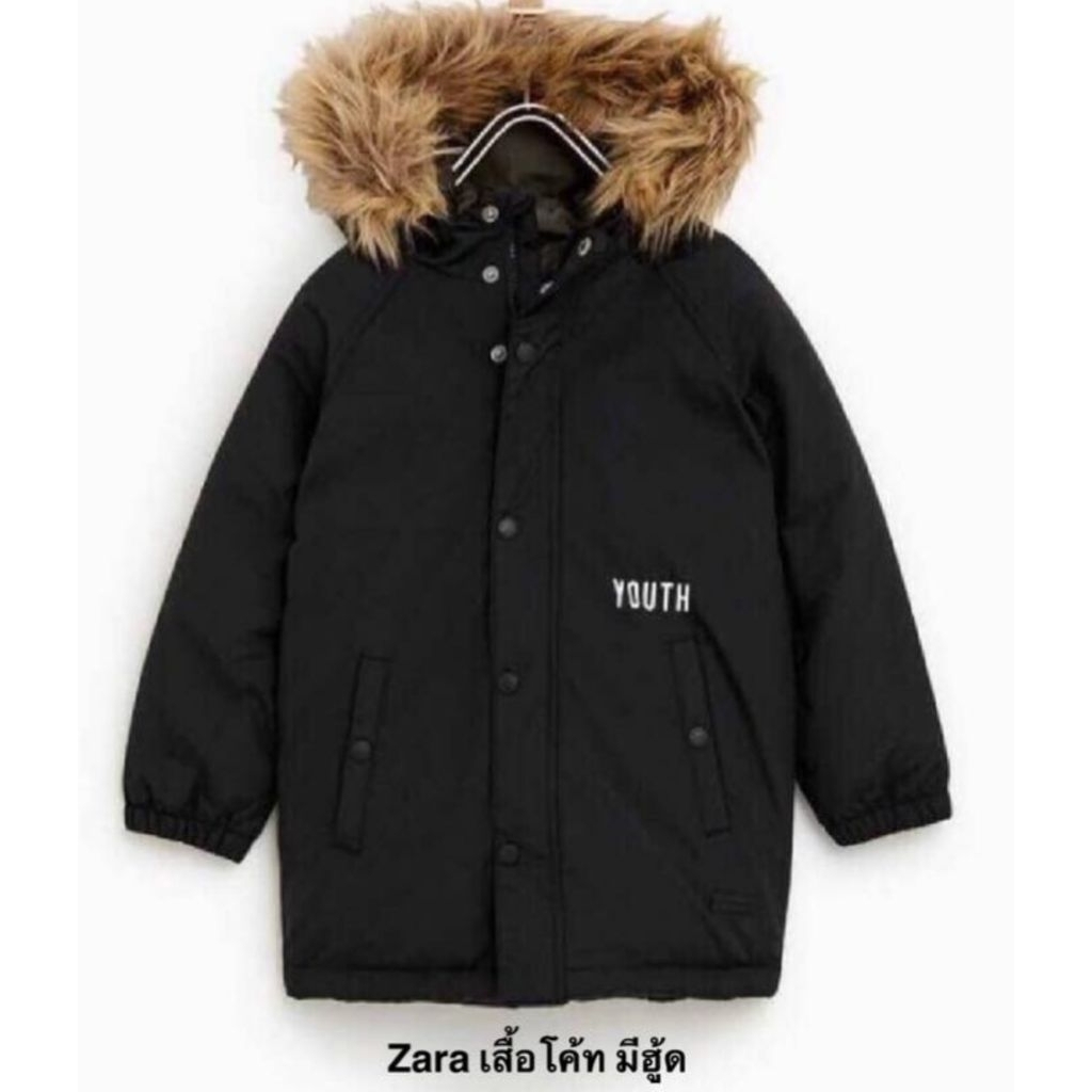 ZARA kids เสื้อโค้ท สีดำ