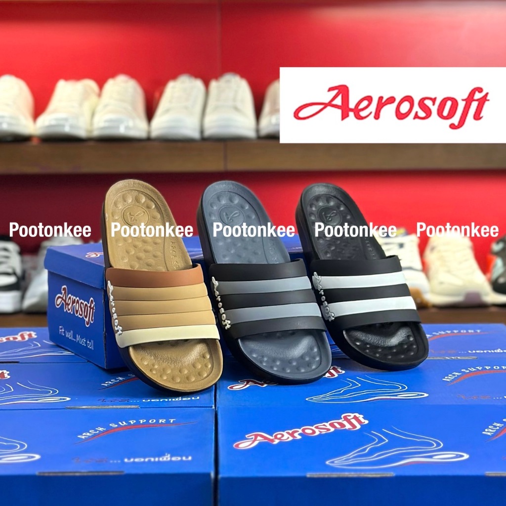 Aerosoft รองเท้าแตะผู้หญิง แบบหนีบ แอโร่ซอฟ รุ่น SU 5043 ไซส์ 35-42 ของเเท้ พร้อมส่ง