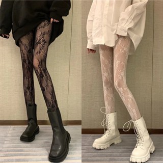 💥 ถุงน่องแฟชั่นสตรี ถุงน่องตาข่ายลูกไม้ สไตล์โลลิต้าของญี่ปุ…