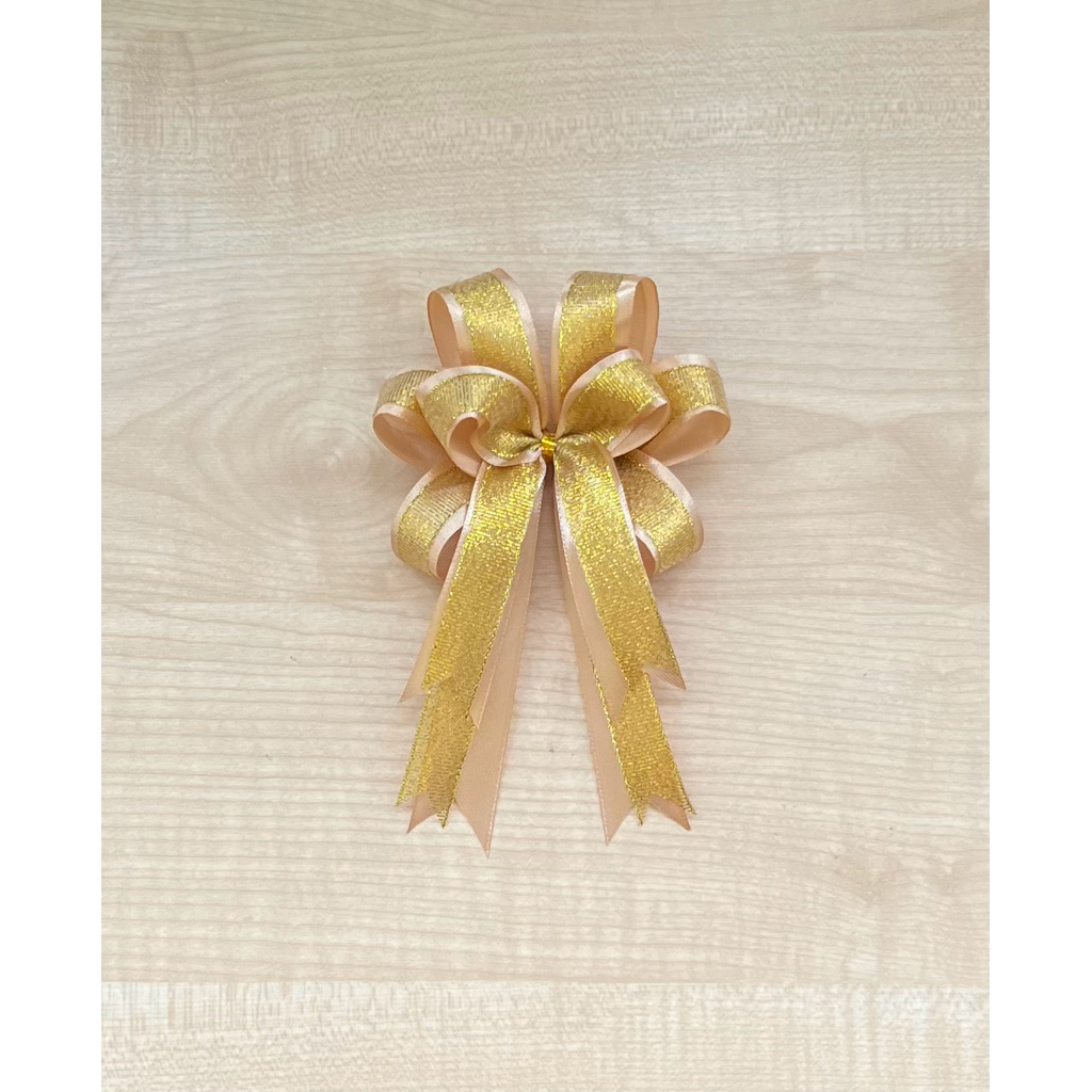 โบว์ติดชะลอม แพ็ค5/10ชิ้น(ชิ้นละ15บาท) โบว์สำเร็จรูปขนาด4*6นิ้ว - รูปที่ 6
