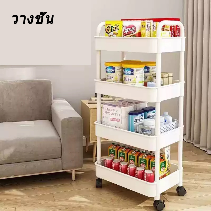 ชั้นวางของในห้องน้ำ ชั้นวางของในครัว 3/4/5 ชั้น ชั้นวางของ - รูปที่ 5