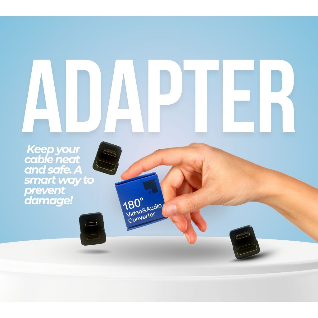 Adapter แปลงสายของ intehill  ใช้สำหรับหน้าจอมอนิเตอร์ หน้าจอพกพา มีน้ำหนักเบา ใช้งานง่าย
