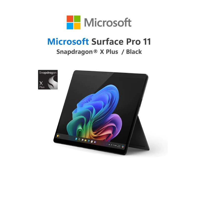 Surface Pro 11/Snapdragon X Plus/16GB/512GB /Black/Windows 11 Home