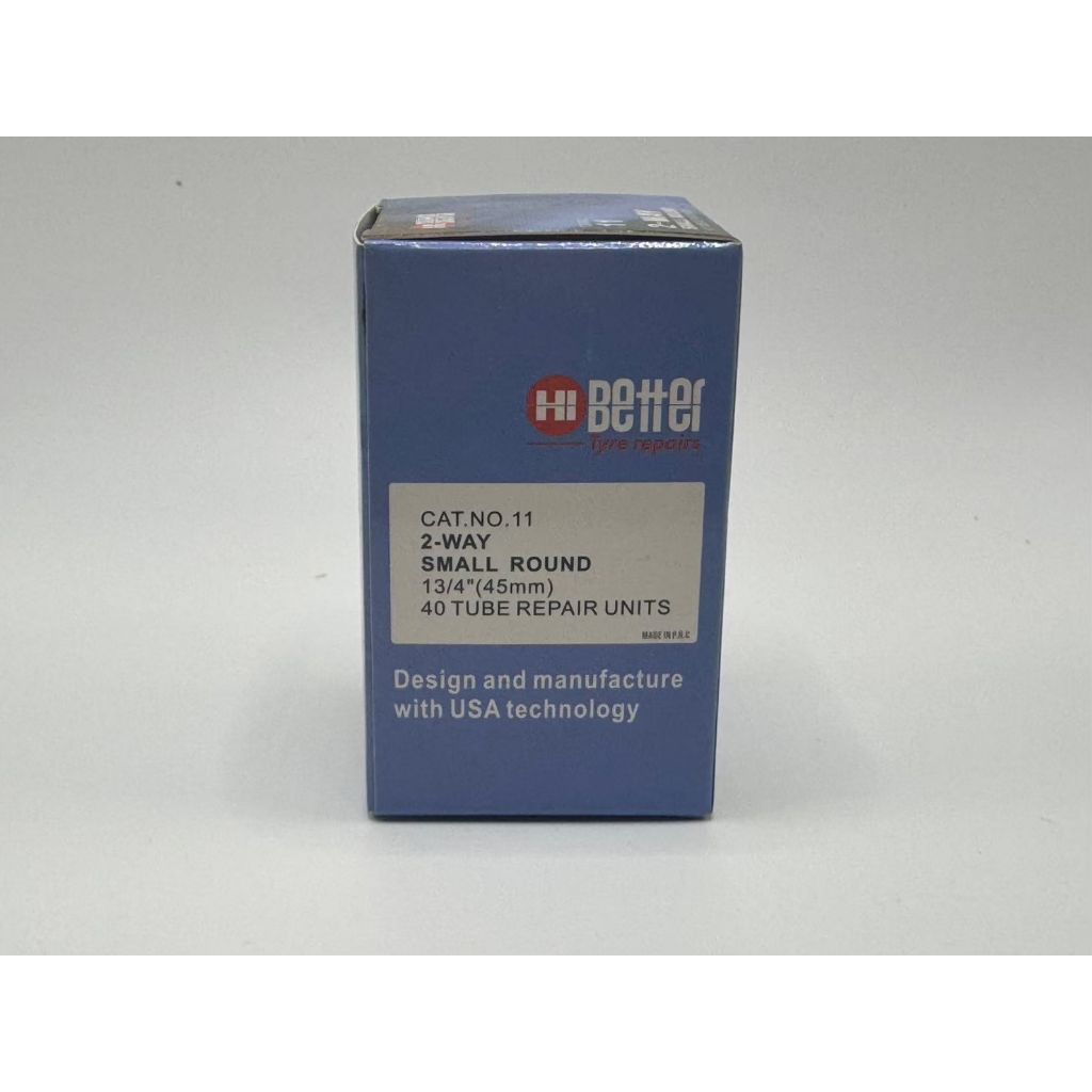 แผ่นปะยาง 2way hi better no.11 ขนาด45mm. No12 ขนาด60mm.  แผ่นปะยางใน ใช้ได้ทั้งรถยนต์ และมอเตอร์ไซค์ - รูปที่ 5
