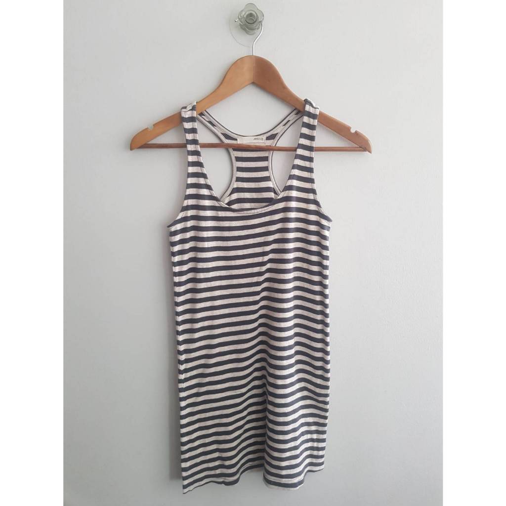 เสื้อกล้ามตัวยาวผ้าคอตตอน moussy F 30*28*32*30