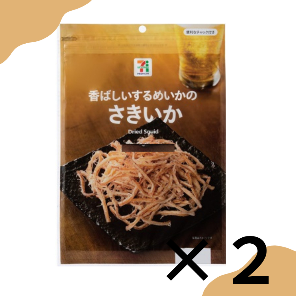 ส่งตรงจากญี่ปุ่น 7 พรีเมียม ซากิกะ 36 กรัม ชุด 2 ชิ้น ปลาหมึก อร่อยล้ำ.7Premium. Sakiika.