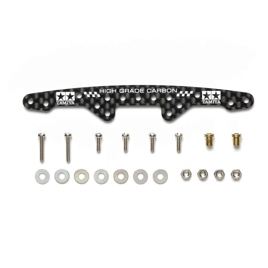 ทามิย่า💯 กันแขวน TAMIYA [95600:⭐️840] HG Carbon Reinforcing Plate for Super X Chassis (1.5mm)