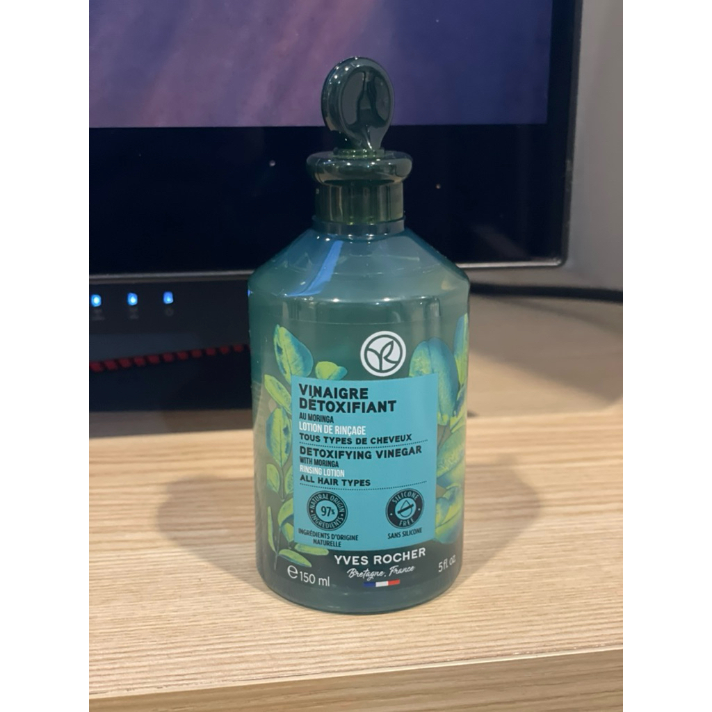 อีฟ โรเช Yves Rocher Rinsing Vinegar 150 ml น้ำส้มปิดเกล็ดผม (ของใหม่เต็มขวด 100%)