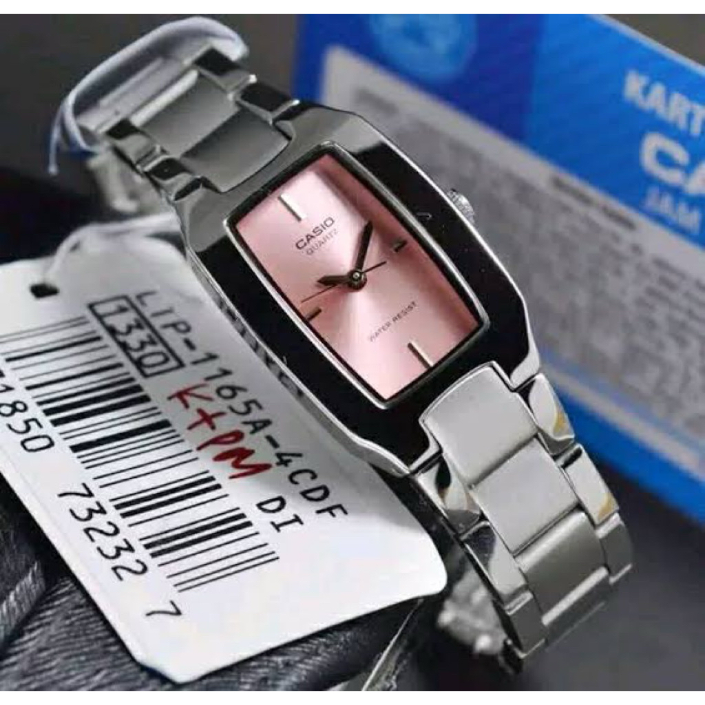 ตั้งเวลาให้พร้อมใช้งานคะ นาฬิกาข้อมือ ผู้หญิง LTP 1165A สายเลท ตัดสายได้ (พร้อมแถมถ่าน แถมกล่อง)