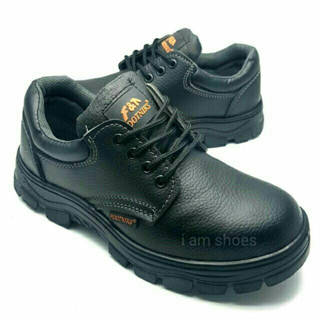 รองเท้าเซฟตี้ safety shoe หัวเหล็ก C27 สีดำไซส์ 37-46