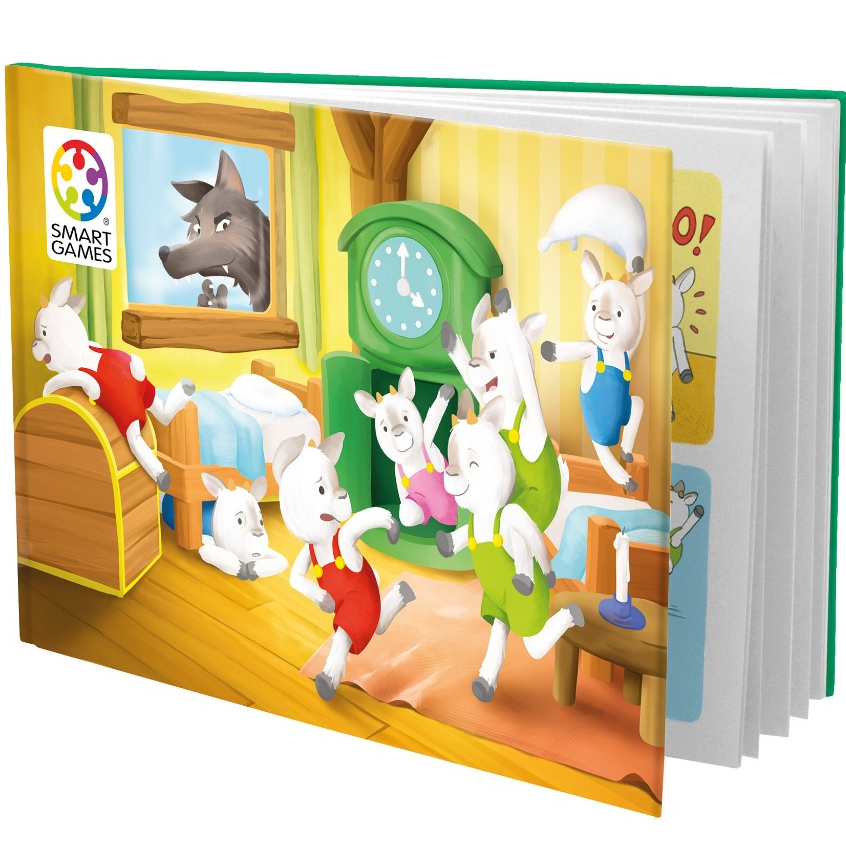 SMART GAMES, The Wolf & The Seven Goats ของเล่นฝึกสมอง เสริมเชาว์ สำหรับเด็ก 3 ปี+  ลิขสิทธิ์แท้ - รูปที่ 3