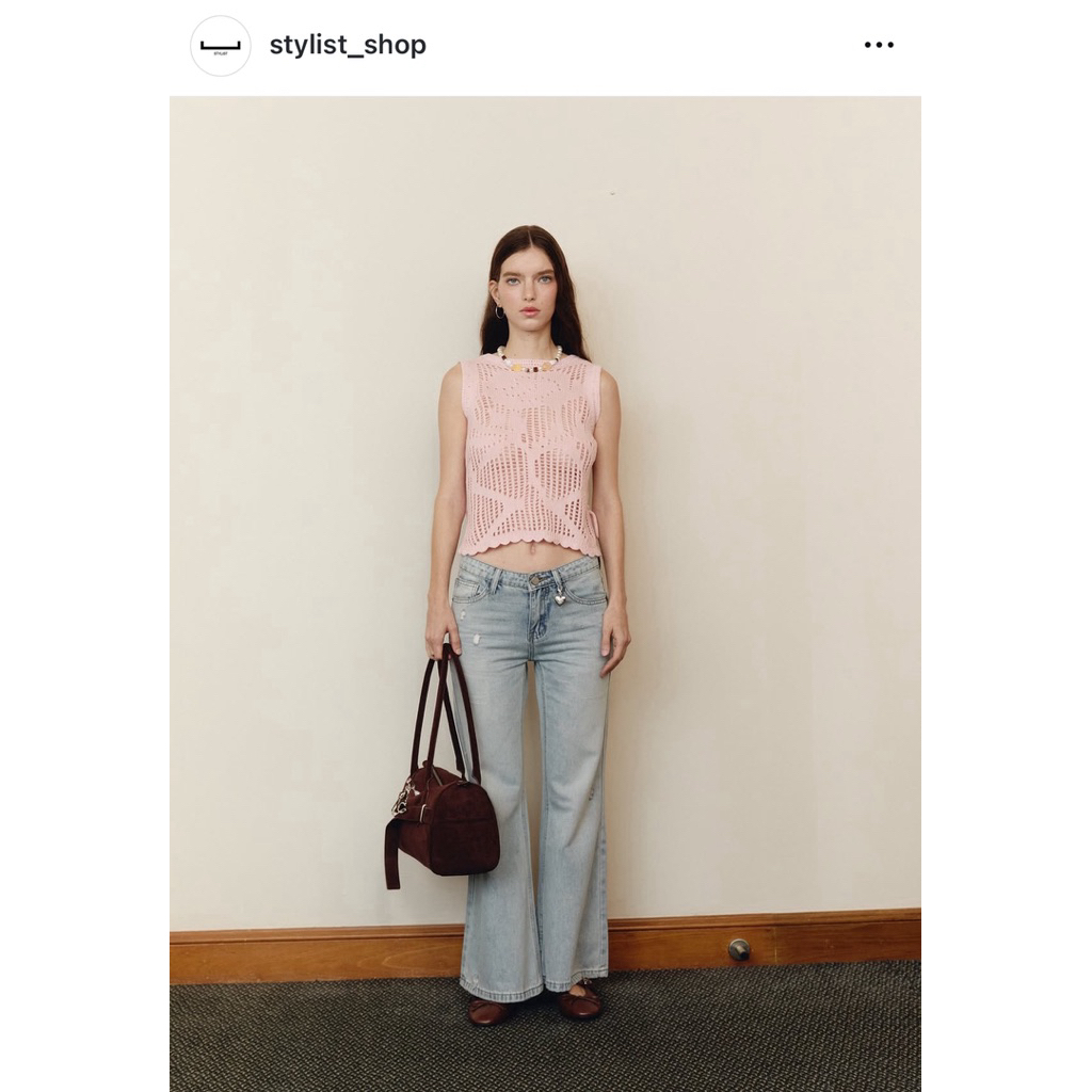 ส่งต่อ @stylist_shop x Brinkkty New✨Elin jeans สี lightBlue Size s