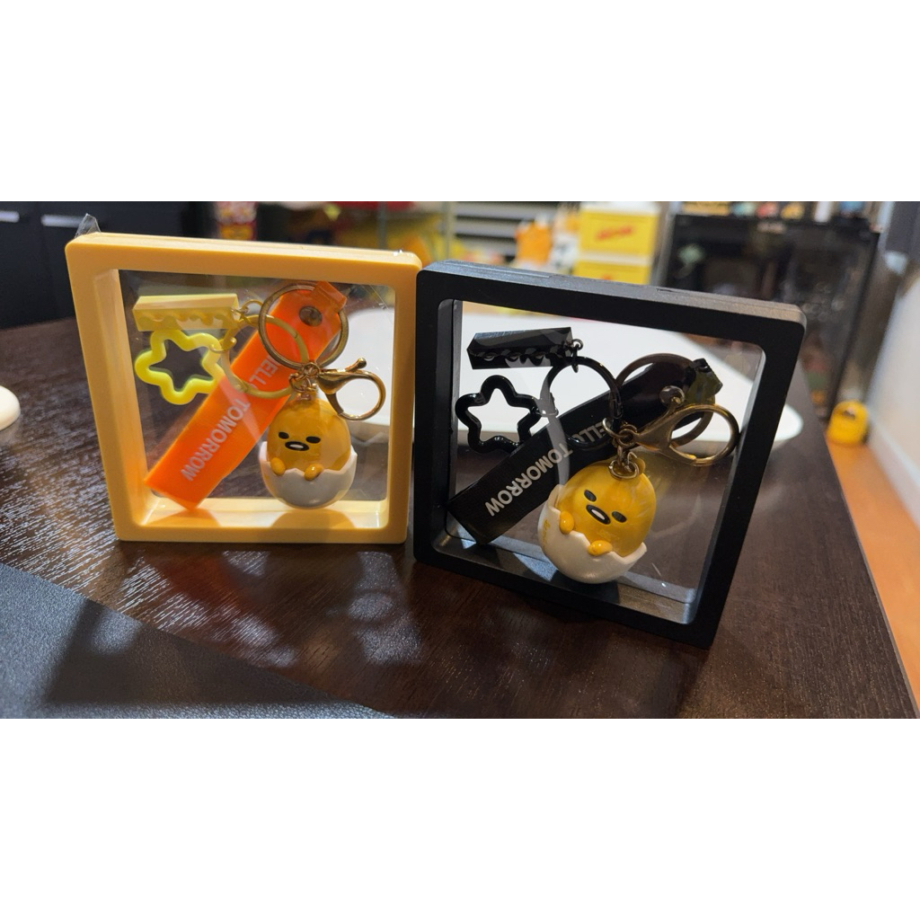 🧲มีหลายแบบเลื่อนดู🧲พวงกุญแจไข่ขี้เกียจ Gudetama เกาะแก้วไข่ขี้เกียจ กาชาปอง - รูปที่ 7