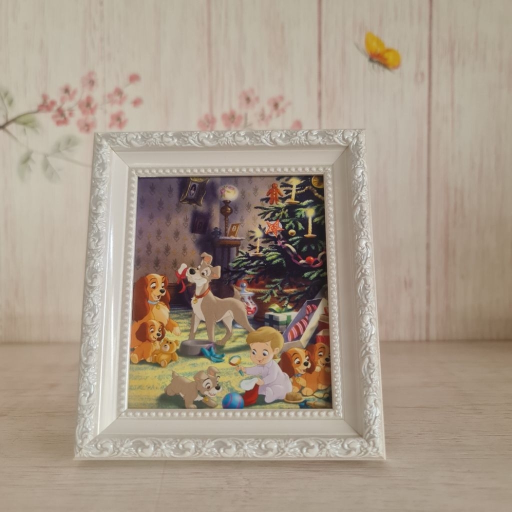 กรอบรูป disney lady and the tramp