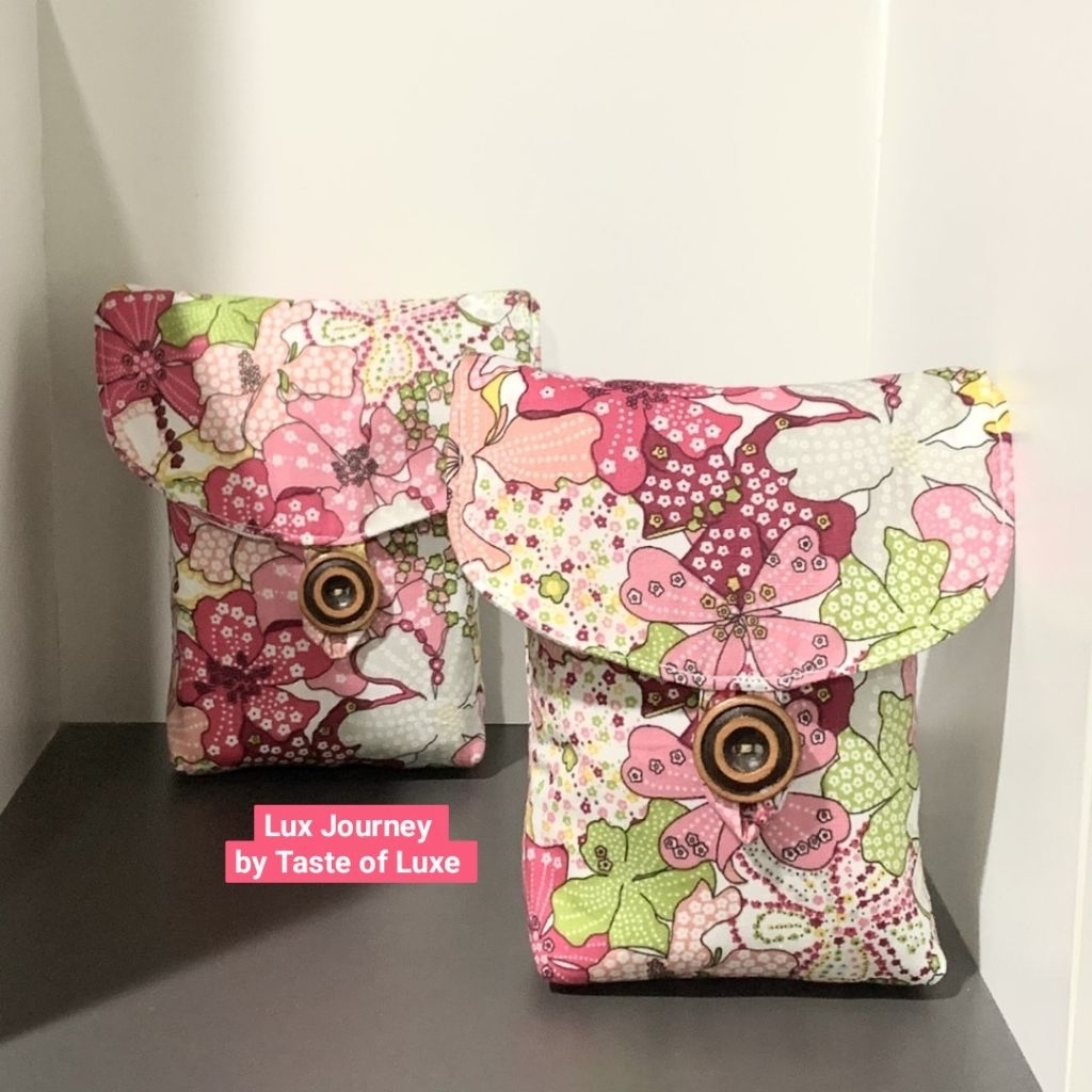 ถุงผ้าถนอมหน้าไพ่บุนุ่มภายใน :Pink Tarot Bag Standard Size / Handmade