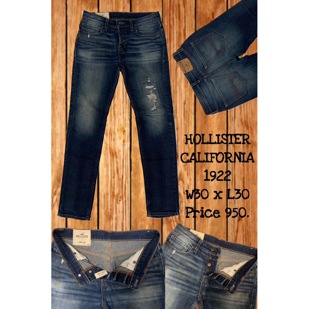 กางเกงยีนส์ Hollister  California สำหรับคุณผู้ชาย