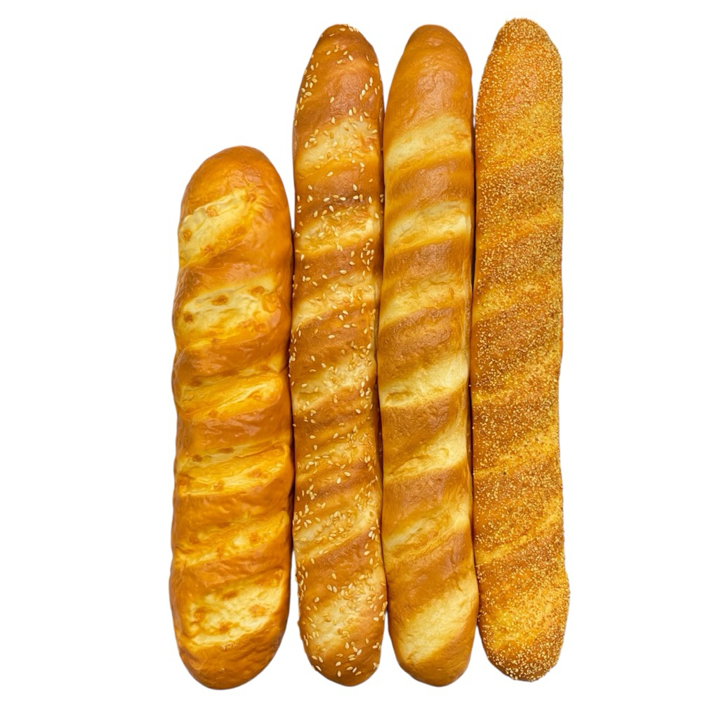 บาแก็ต Baguette ขนมปังตกแต่ง ขนมปังปลอม