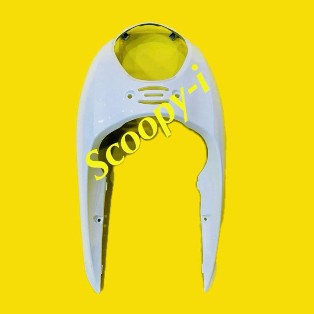 บังลม หน้า scoopy i รุ่นแรก สีขาวมุก A-87 : NCA : มอเตอร์ไซค์ Motorcycle