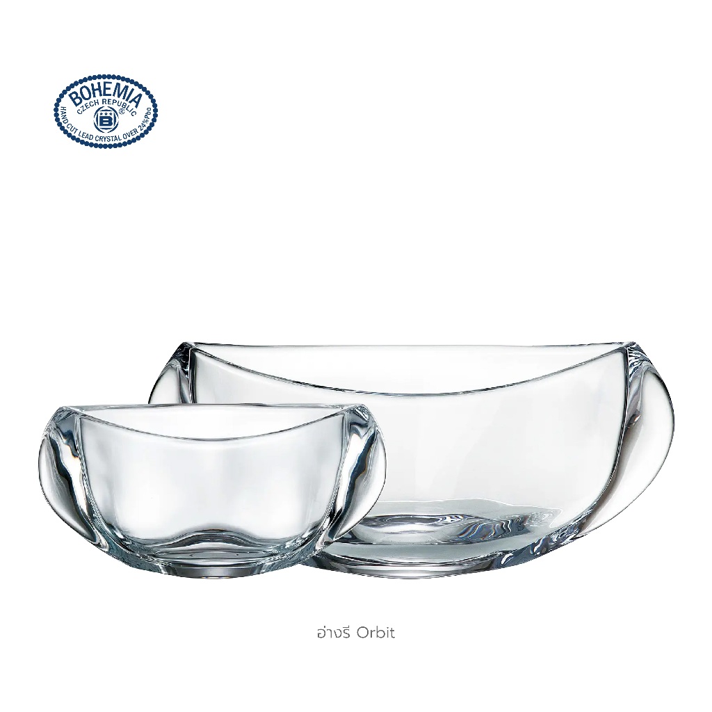 อ่างรี Orbit อ่างทรงรี Bohemia Crystal Orbit